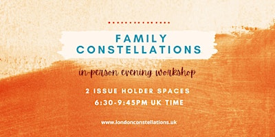 Imagem principal do evento In-Person Systemic & Family Constellations Evening Workshop