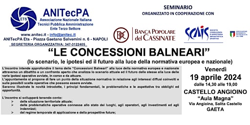 Imagem principal do evento LE CONCESSIONI BALNEARI