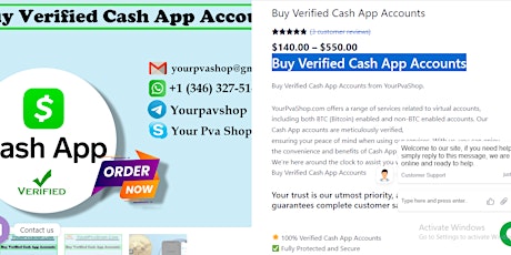 Buy Verified Cash App Accounts   BTC Enabled and Old