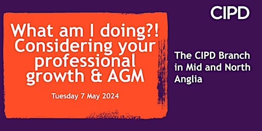 Imagem principal do evento What am I doing?! Considering your professional growth / AGM