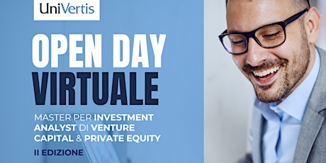 Open Day Virtuale di UniVertis - Scuola di Finanza Operativa