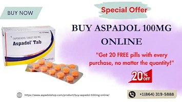 Immagine principale di Buy Aspadol 200mg ER Tablets|  Aspadol shop |Treat pain 