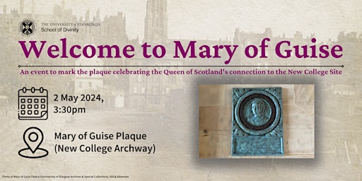 Imagem principal do evento Welcome to Mary of Guise