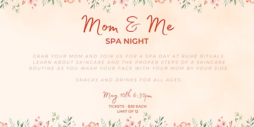 Mom + Me spa night primary image