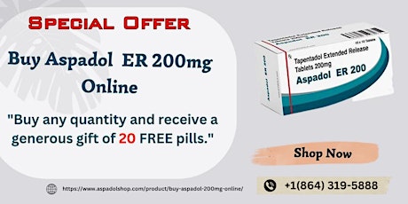 Buy Aspadol 200mg (Tapentadol)Treat chronic pain