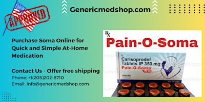 Primaire afbeelding van Purchase Soma 350mg Online for Quick and Simple At-Home Medication