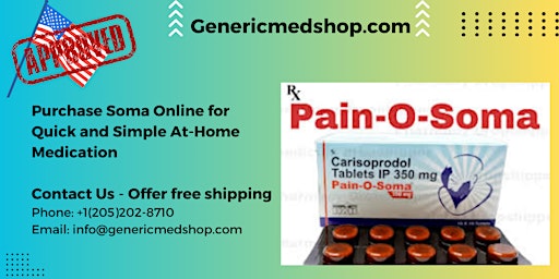 Imagem principal de Purchase Soma 350mg Online for Quick and Simple At-Home Medication