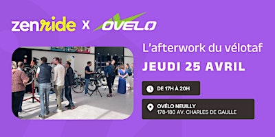 Primaire afbeelding van Zen'Event : L'afterwork du vélotaf chez Ovélo