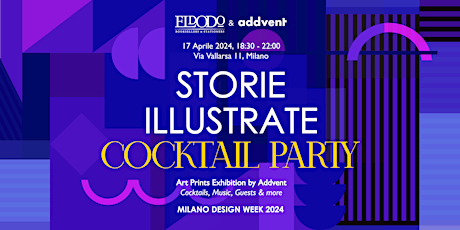 STORIE ILLUSTRATE Art Prints Exhibition by Addvent Cocktail Party