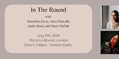 Imagem principal do evento MB presents: In-the-Round with Anna Pancaldi and friends