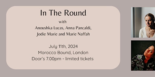 Imagem principal de MB presents: In-the-Round with Anna Pancaldi and friends