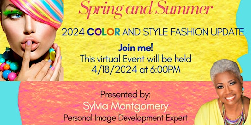 Hauptbild für 2024 Spring and Summer Color and Style Fashion Update - Virtual Event