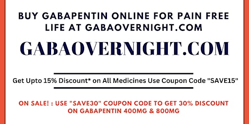 Buy Gabapentin Online ➽ Express And Safely Delivery primary image