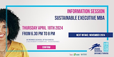 SUSTAINABLE EXECUTIVE MBA - INFORMATION SESSION primary image