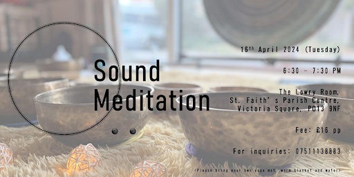 Primaire afbeelding van Sound Meditation Workshop
