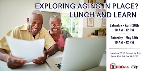 Exploring Aging in Place? - Lunch & Learn