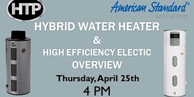 American Standard Hybrid & HTP High Efficiency Water Heaters primary image