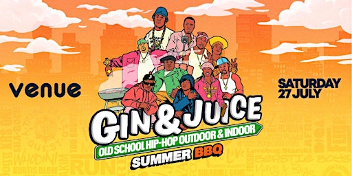 Primaire afbeelding van Old School Hip-Hop Outdoor & Indoor Summer BBQ - Canterbury 2024