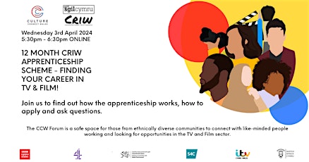 CRIW Apprenticeship Scheme - Finding your career in TV & Film!