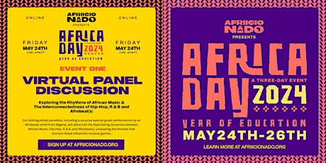 Afriicionado Presents Virtual Panel Discussion (Africa Day 2024)