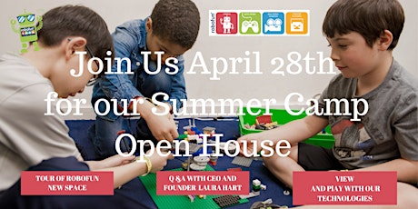 Summer Camp Open House  on 4/28 in our NEW SPACE! 65th and WEA