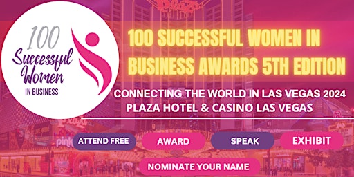 Primaire afbeelding van 100 Successful Women in Business Awards 5th edition