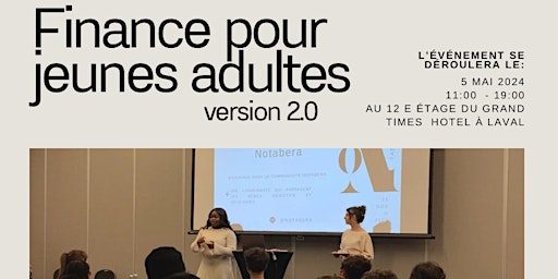 Imagem principal do evento Finance pour Jeunes Adultes (Version 2.0)