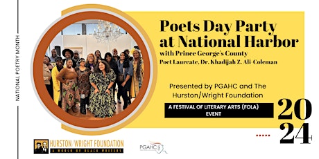 Poets Day Party at National Harbor