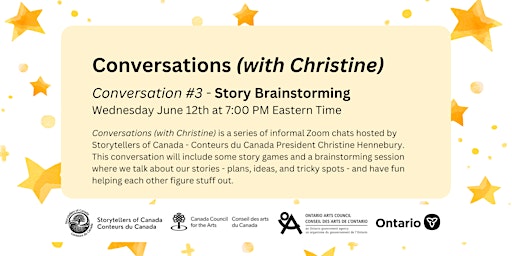 Imagen principal de Conversations (with Christine): Story Brainstorming