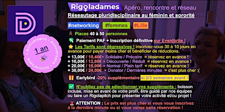 Rigoladames N°12 - avril 2024 : 1 an d'existence ! primary image