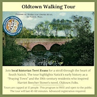 "Oldtown" Walking Tours of South Natick (April, May, June) primary image