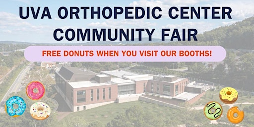 UVA Health Orthopedics Community Education Fair  primärbild