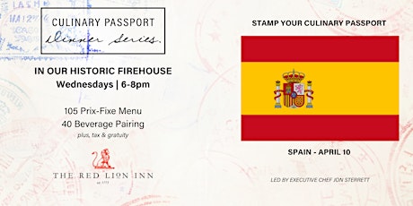 Culinary Passport Dinner Series - Spain