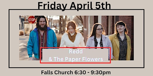 Redd & The Paper Flowers primary image