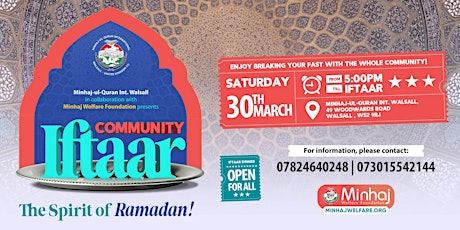 Community Iftaar Walsall