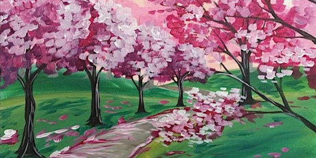Walk Through Cherry Trees - Paint and Sip by Classpop!™