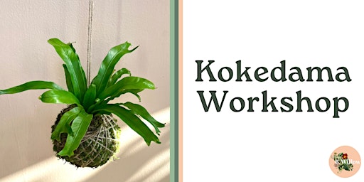 Imagem principal do evento Kokedama Building Workshop