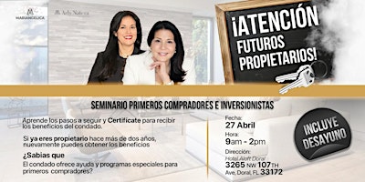 Hauptbild für Seminario Primeros Compradores de Vivienda e Inversionistas Inmobiliarios