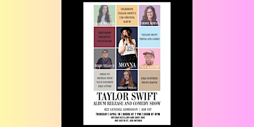 Imagen principal de Taylor Swift Comedy Show