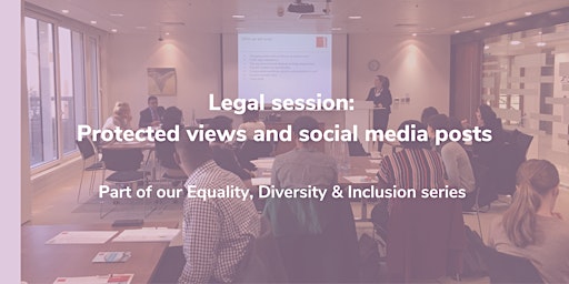 Image principale de Protected views and social media posts - Legal session