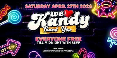 We Love Kandy Thank You Party primary image