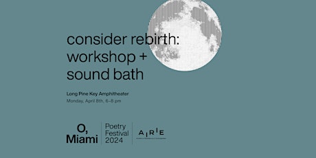 consider rebirth: workshop + sound bath primary image