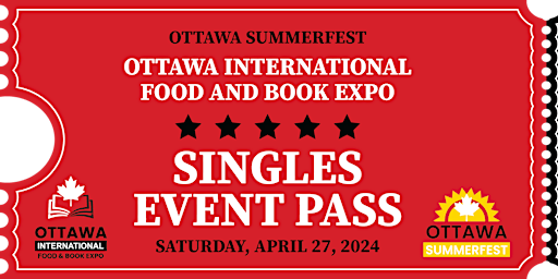 40 - 55 Singles:  Book-Up and Hook-Up Mixer | Ottawa Food & Book Expo primary image