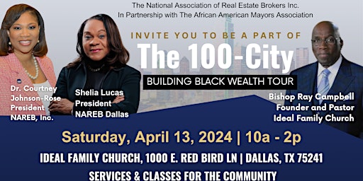 Primaire afbeelding van 100 City Building Black Wealth Tour