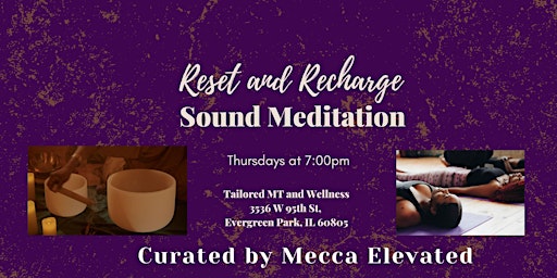 Image principale de Reset and ReCharge Soundbath Meditation