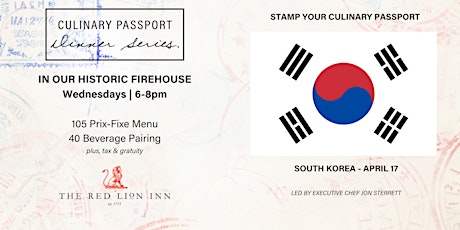 Culinary Passport Dinner Series - South Korea