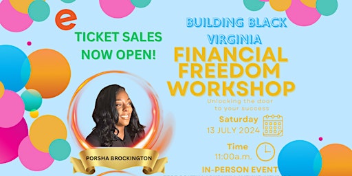 Primaire afbeelding van Building Black Virginia: Financial Freedom Workshop