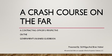 Image principale de FAR Crash Course