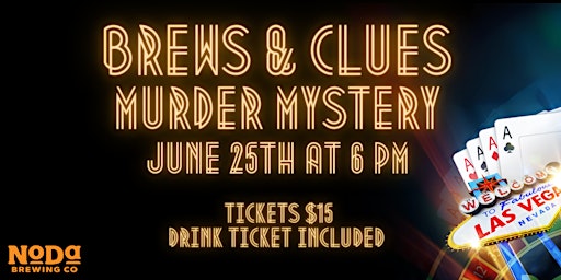 Primaire afbeelding van Brews & Clues Murder Mystery Party