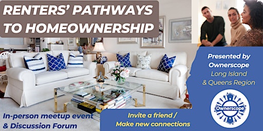 Imagem principal do evento Renters' Pathways to Homeownership